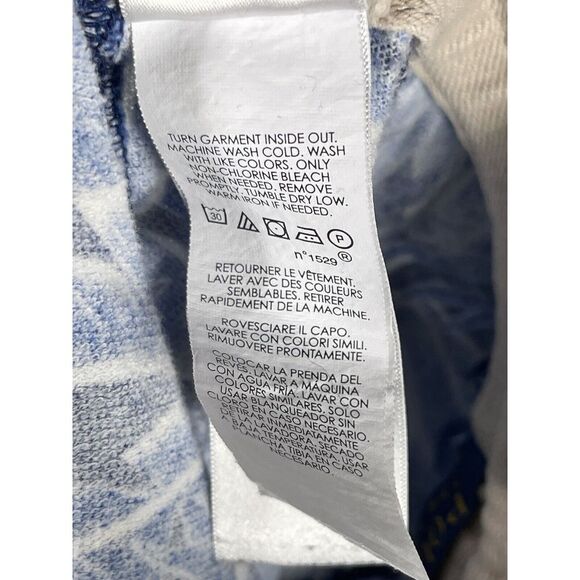 Polo Ralph Lauren‎ Men's Large Navy Blue White Beach Pattern Jersey Shorts - Picture 8 of 10